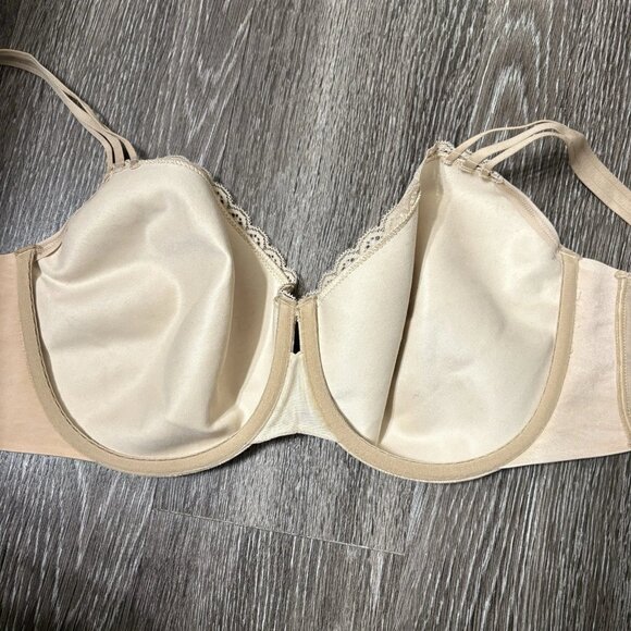 Soma Enticing Lift Unlined Balconette Bra 36G Underwire Full Coverage Nude - Picture 2 of 4